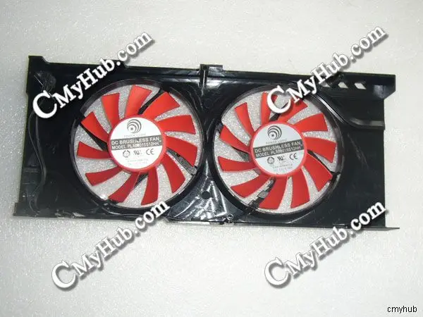 Подлинный для Gainward GeForce GTX 570 GTX570 DC12V 0.35A 4Pin 3 + 4wire GPU графическая карта охлаждающий