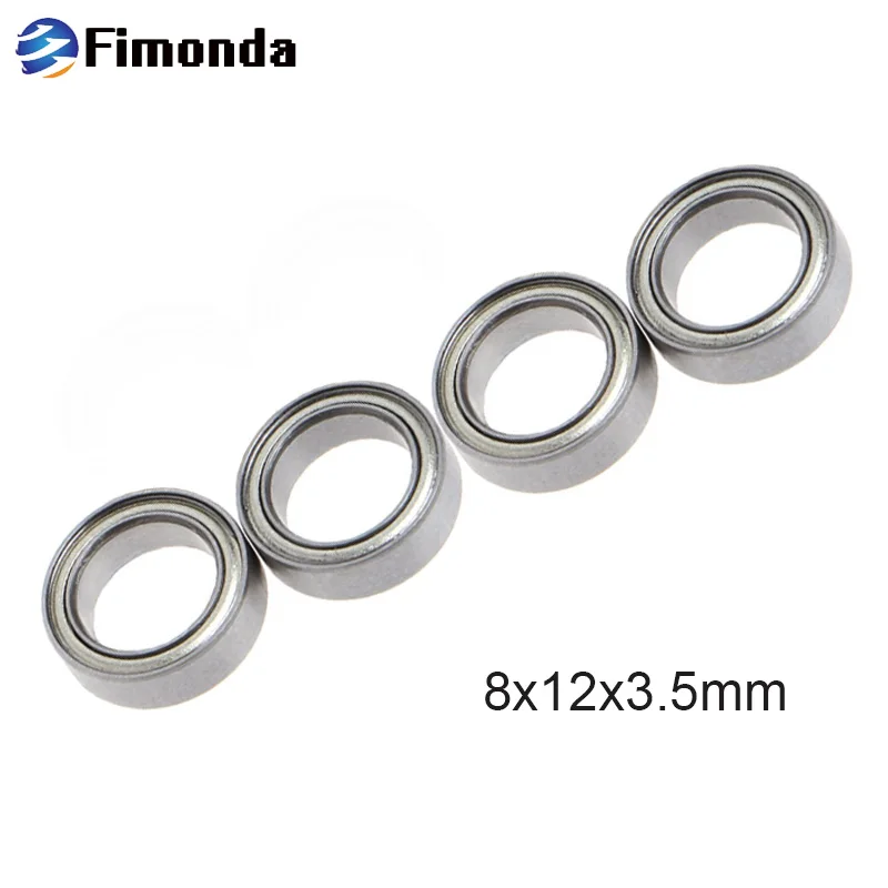 Wltoys 4 шт. шарикоподшипник скоростной автомобиль Запчасти для 1:12 Радиоуправляемый