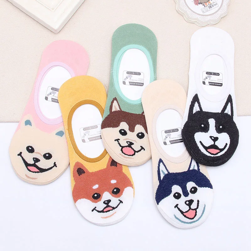 Новинка года Лидер продаж сезон весна милые женские носки с забавными рисунками