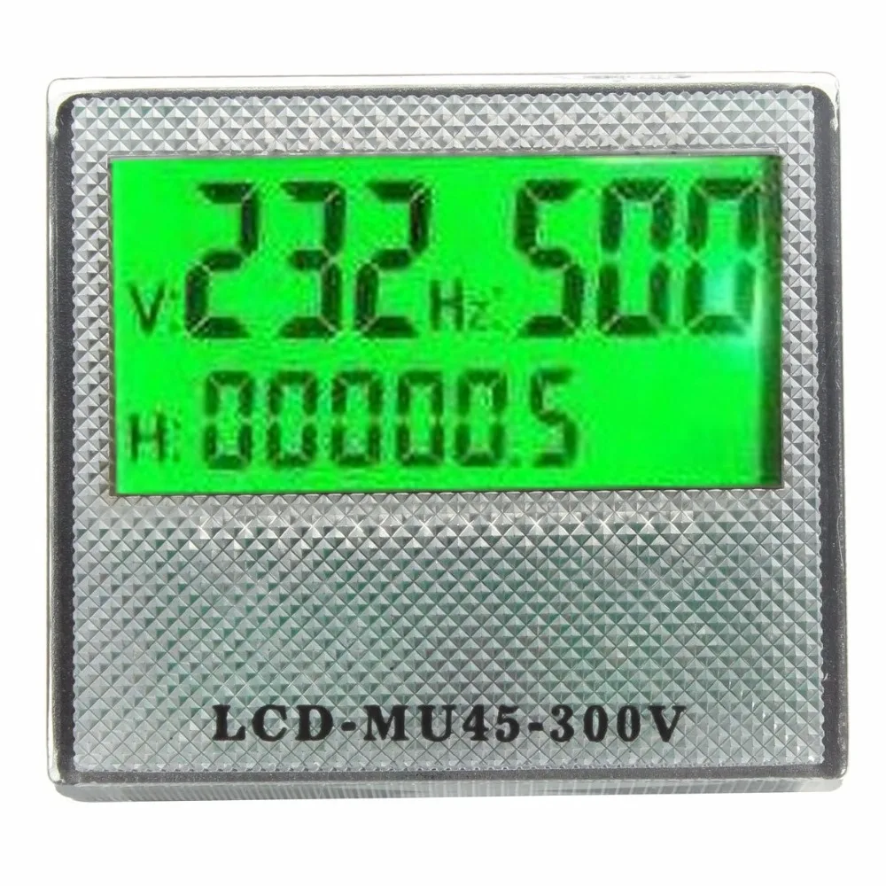 AC 80 300V 3in1 ЖК дисплей частота напряжения комбинированный счетчик для