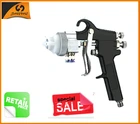 95 горячая Распродажа высококачественный профессиональный распылитель с двойным соплом, хромированные краскопульты с двойным соплом, распылитель