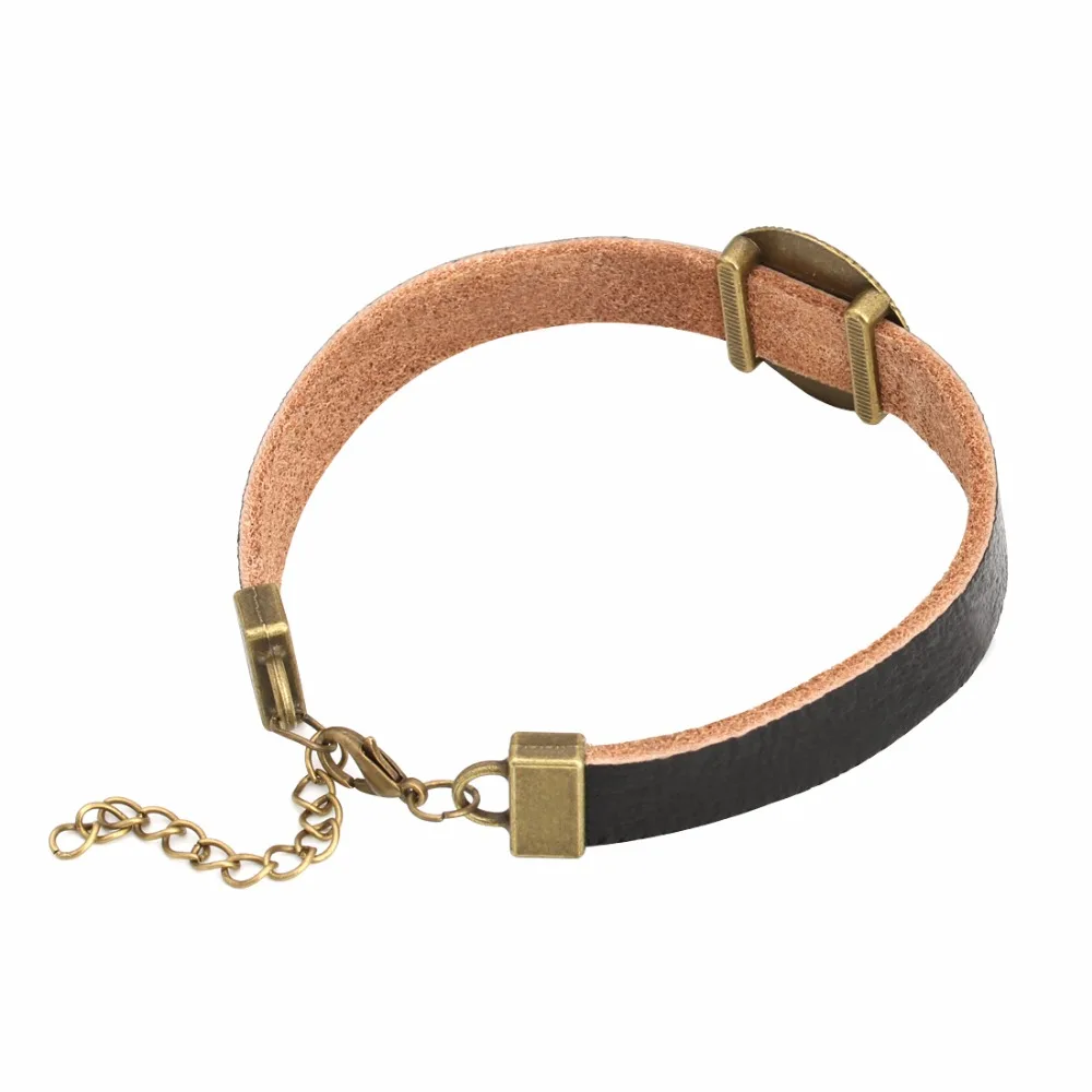 Бронзовые браслеты в античном стиле 19 + 5 см настройки браслетов кабошон основа