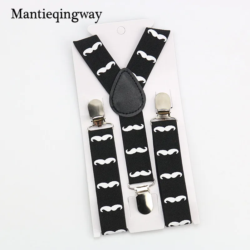 Mantieqingway/подтяжки для детей с рисунком бороды вечерние подтяжки мальчиков и