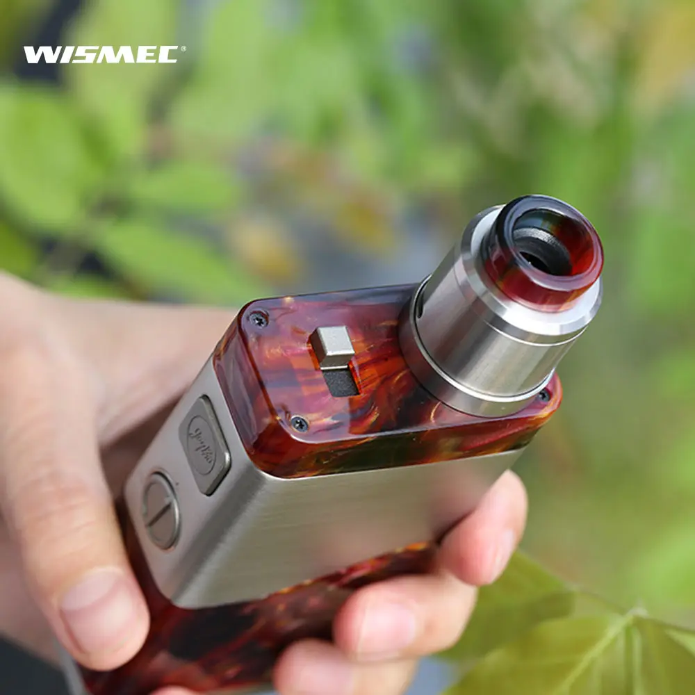 Оригинальный WISMEC LUXOTIC NC комплект гильотина V2 RDA и 250 Вт MOD работает на двойной