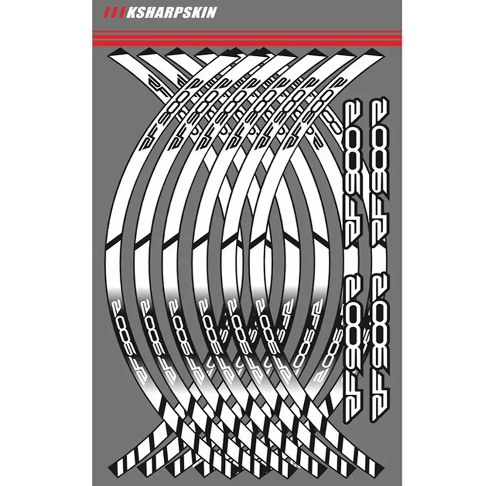 

Motorcycle Wheel Rim Decals Wheel Reflective Stickers Stripes For Suzuki RF900R