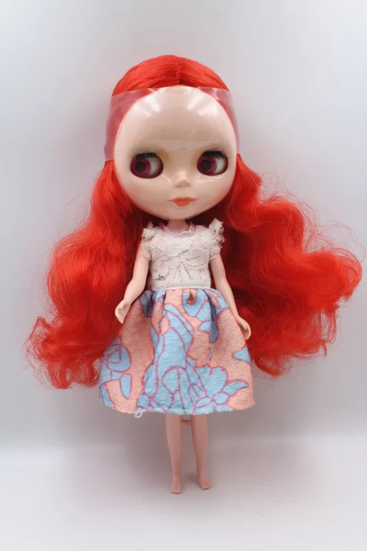 Special sale doll orange - red hair Blygirl Blyth common body 7 naked baby doll's normal skin | Игрушки и хобби
