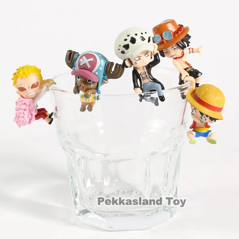 bag Японский один кусок Луффи туз Чоппер Ло Doflamingo на краю чашки путито фигурка игрушки - Цвет: bag