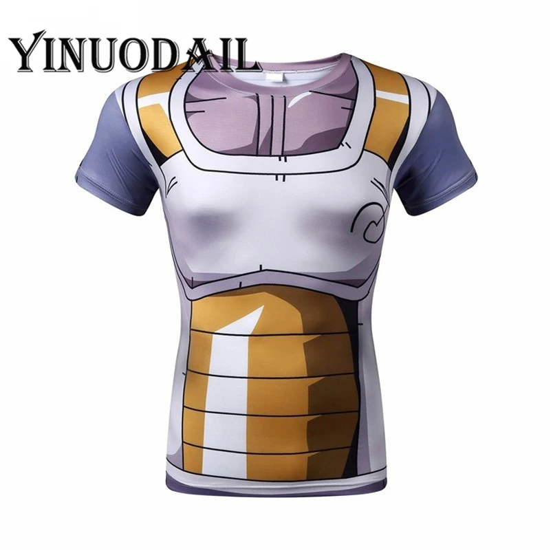 E Футболка для фитнеса Dragon Ball Z Ultra Instinct God Son Goku Super Saiyan, Мужская футболка с 3D принтом, летняя футболка с круглым вырезом размера плюс - Цвет: E