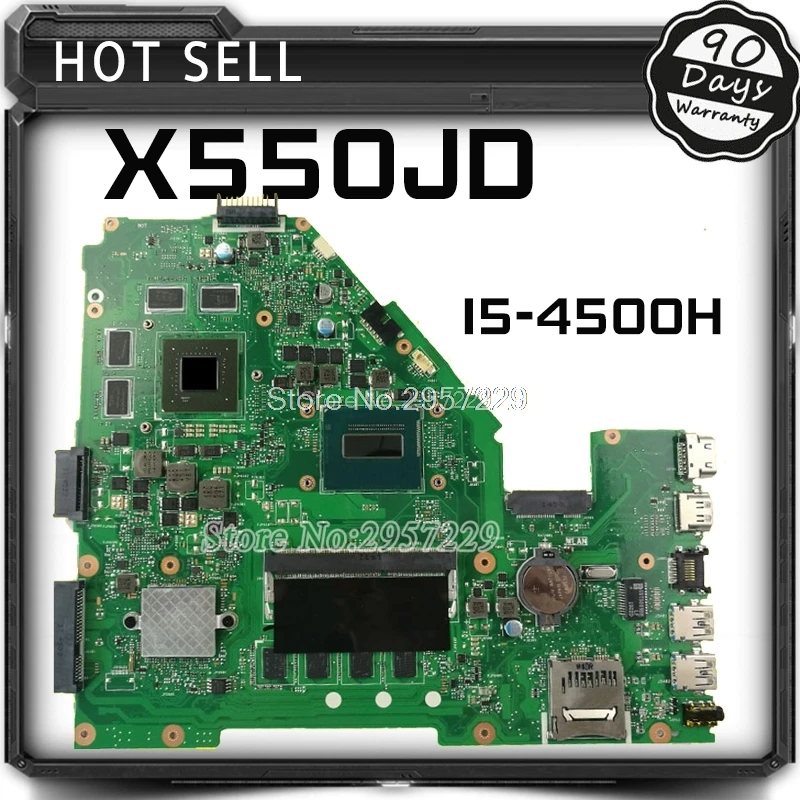 Для For Asus FX50J X550J X550JK X550JD материнская плата REV2.0 с i5 4500H GT820 4G полностью