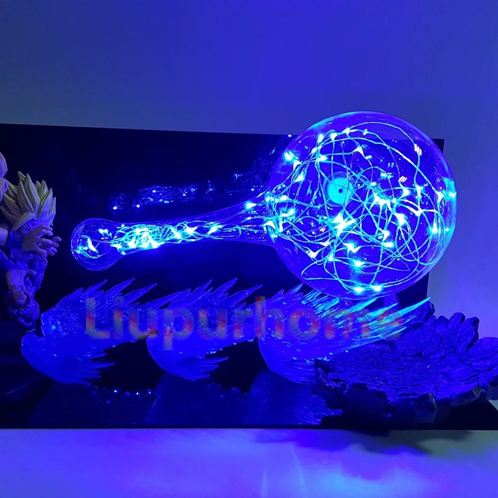 Dragon Ball Z настольная лампа Сон Гоку отец сон Гохан камехамеха Светодиодные ночные светильники аниме Жемчуг дракона Супер Saiyan освещение