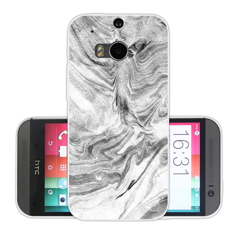 Для HTC One M8 M8s чехол для M8/M8S Чехлы сотовых телефонов мягкий ТПУ пейзаж задняя