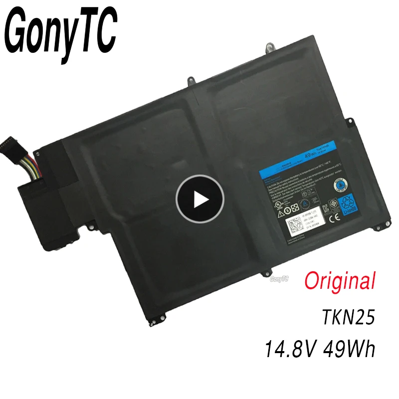 49Wh 14,8 V TKN25 0V0XTF Батарея для Dell Inspiron 13z 5323 13," Vostro 3360 RU485 RU485 TRDF3 V0XTF натуральная Тетрадь