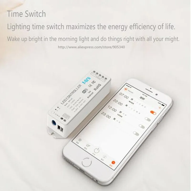 Миллион цветов Мини wifi rgbw контроллер iOS/Android приложение RGBW светодиодный