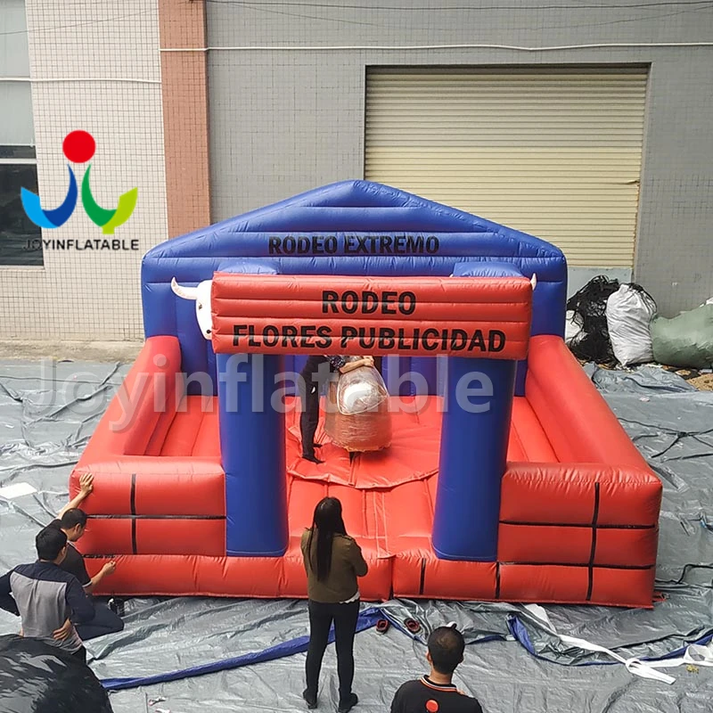 Цена Дешевый Забавный наружный надувной механический ковбойский Родео Булл с надувным ковриком