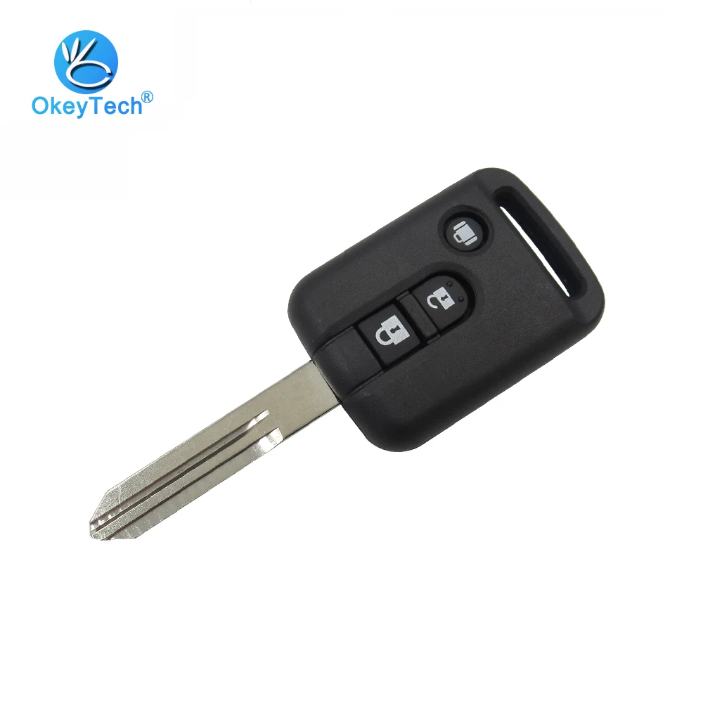 OkeyTech 3 кнопки ключа автомобиля оболочки для Nissan транспондер брелок чехол