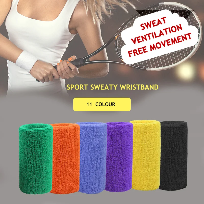 Спортивная защита Sweatband Tower браслет Теннисный/баскетбольный/бадминтон поддержка запястья хлопок для тренажерного зала наручный Браслет Ремни