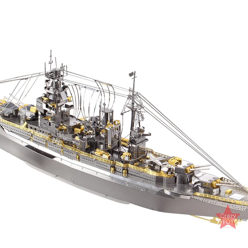 Piececool Япония Nagato класс боевой корабль DIY 3d Металл нано головоломка сборные модели наборы P091-SG лазерная резка головоломки игрушки