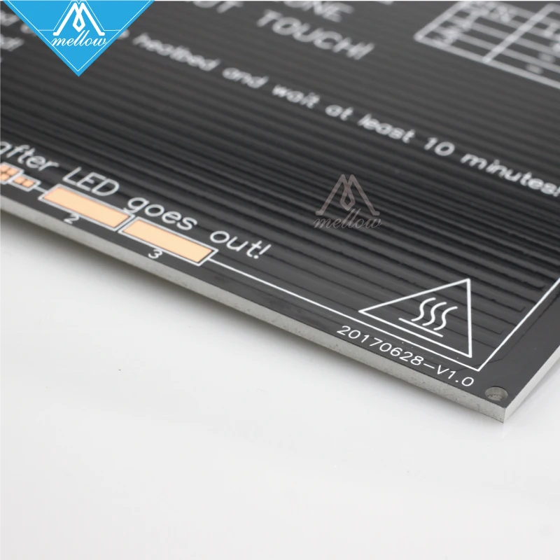 Горячий! Электрическая кровать RepRap mendel термопринтер с алюминиевой пластиной 3 мм