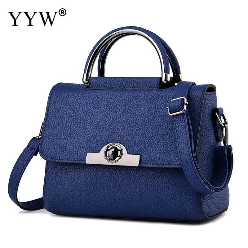 royal blue Женские сумки из искусственной кожи, сумка-мессенджер, клатч, дизайнерская мини-сумка на плечо, женская сумка, одноцветная Сумка Bolso Mujer, сумочка - Цвет: royal blue