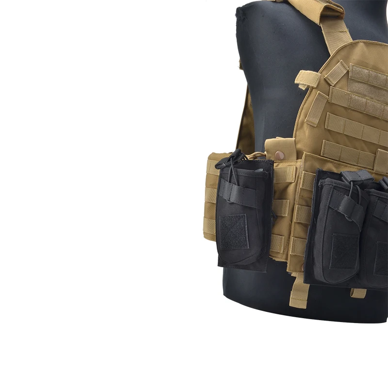 Tactifans Молл АК M4 подсумок Sinagle/двойное/тройной мешочек для лямки Системы Quick Release эластичный Топ открытым камуфляж