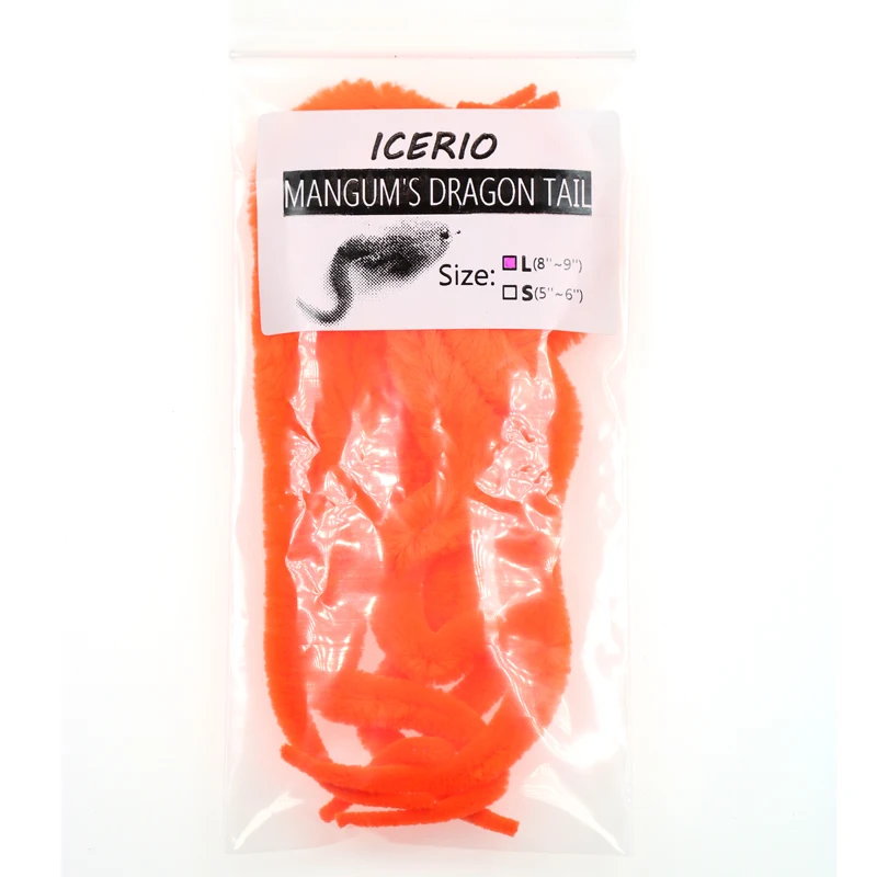 ICERIO 5 шт./упак., Мангум, хвосты дракона, мускусные приманки из соленой воды