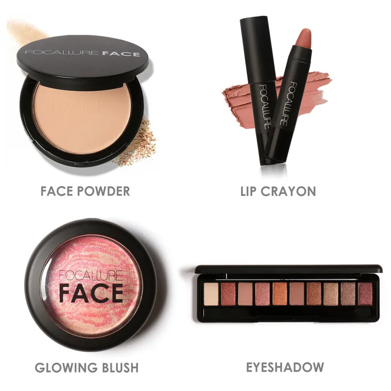 FOCALLURE 8 шт. ежедневно Применение косметика макияж наборы Make Up Косметика подарок