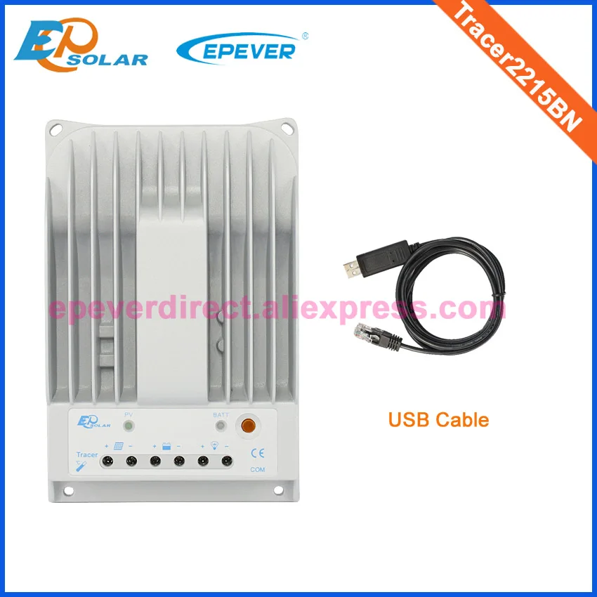 10A 20A Tracer2215BN Tracer1215Bn с датчиком температуры батарея Солнечный контроллер слежения