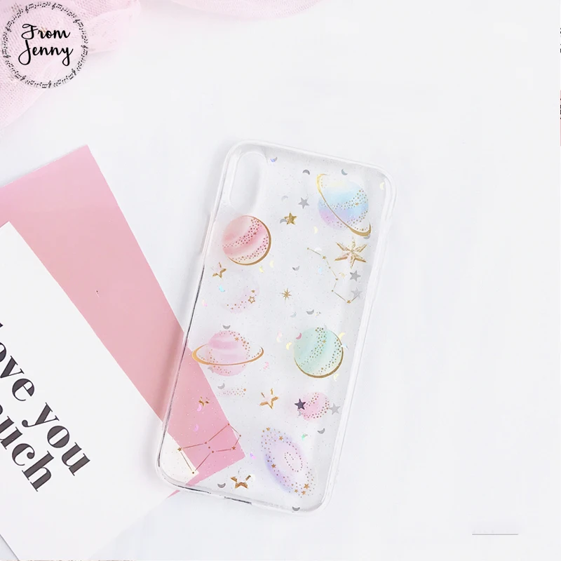 Милые прозрачные чехлы для iPhone 7 7plus 6 6S 6plus 6splus 8 8plus мягкий чехол из ТПУ девочек