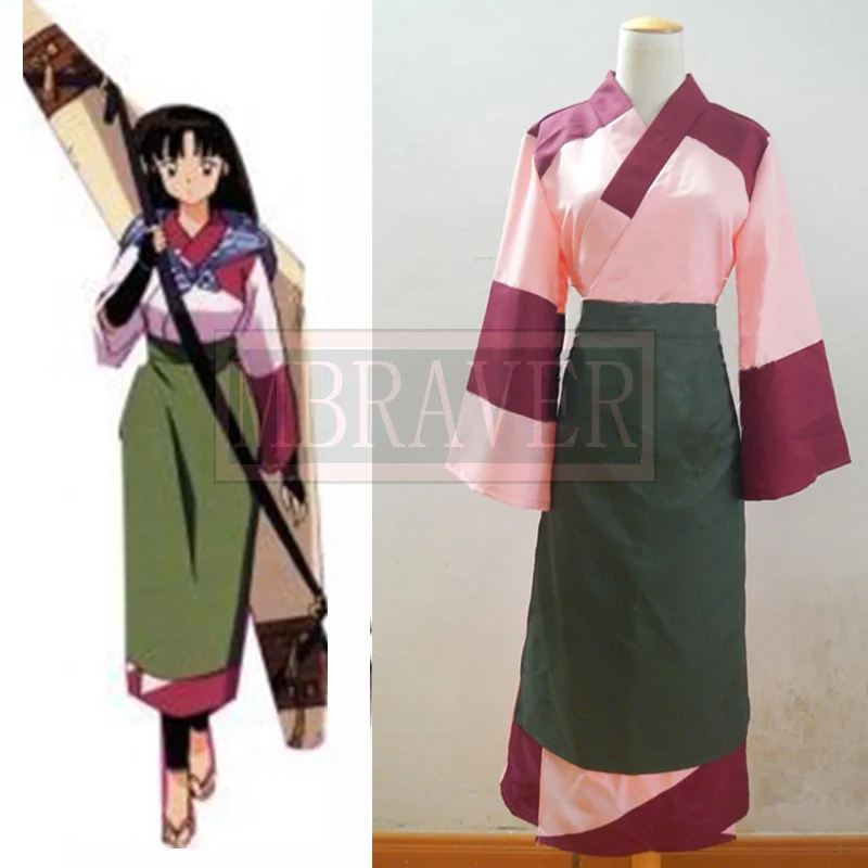 

Japanese Anime Outfit Inuyasha Sango Cosplay Costume