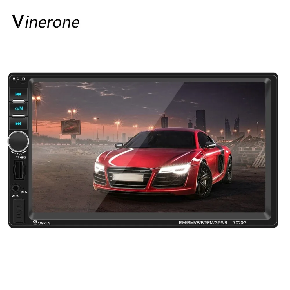 2 DIN 7 ''автомобильное радио MP3 MP5 Bluetooth Сенсорный экран GPS навигация с пультом