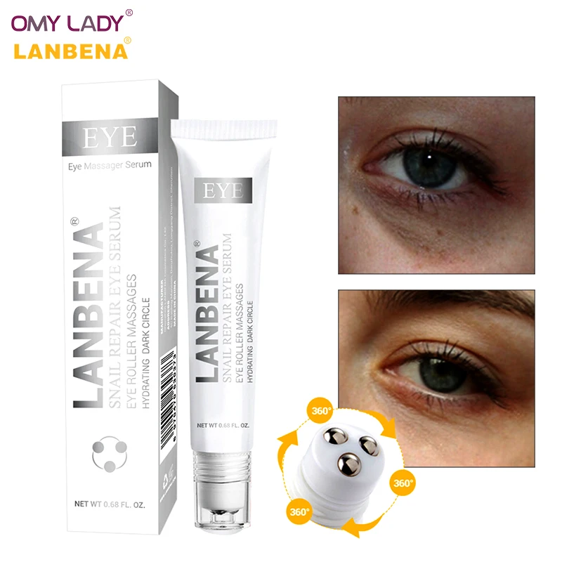 OMY LADY LANBENA Snail Repair Сыворотка для глаз эссенция против морщин темных кругов Уход за