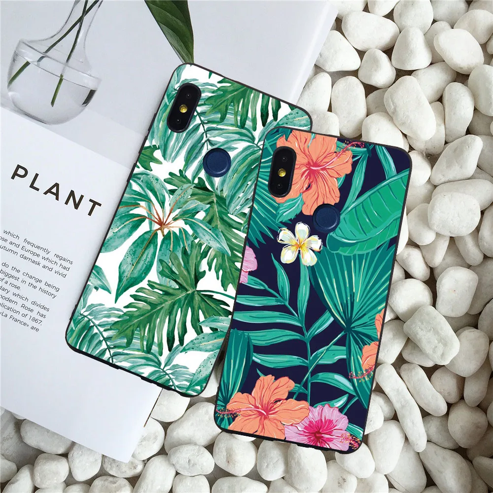 For Xiaomi Redmi Note 5 5A pro Pro Soft Silicone Cases Luxury Flamingo Leaves Cat Fish Design Cover Coque |
