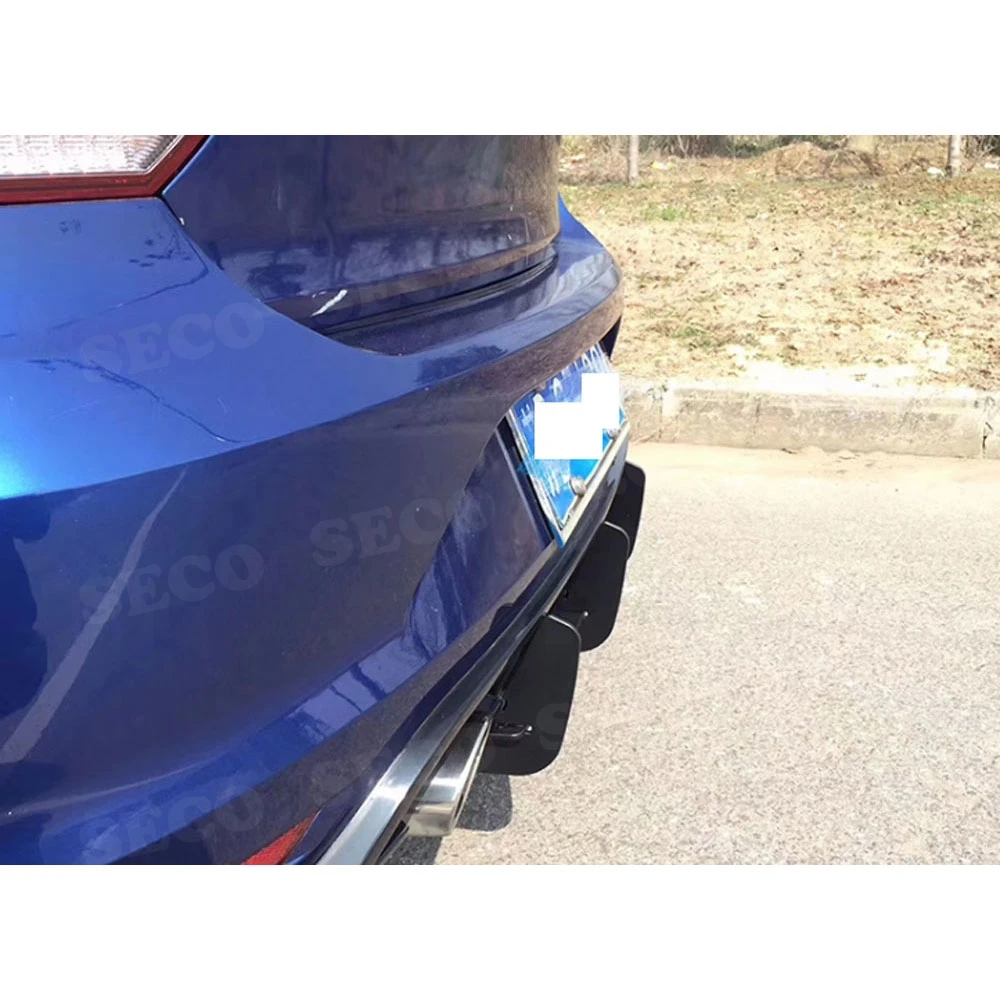 Задний диффузор для губ спойлер протектор VW Polo GTI 2015 2016 АБС пластик плавники