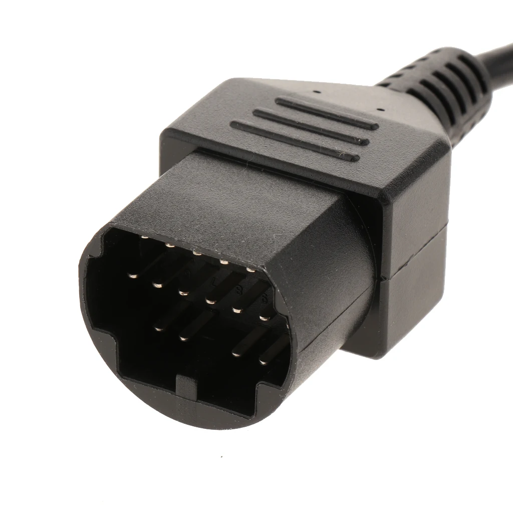 Автомобильный 17 Pin OBD1 до 16 OBD2 Диагностический Соединительный адаптер кабель для