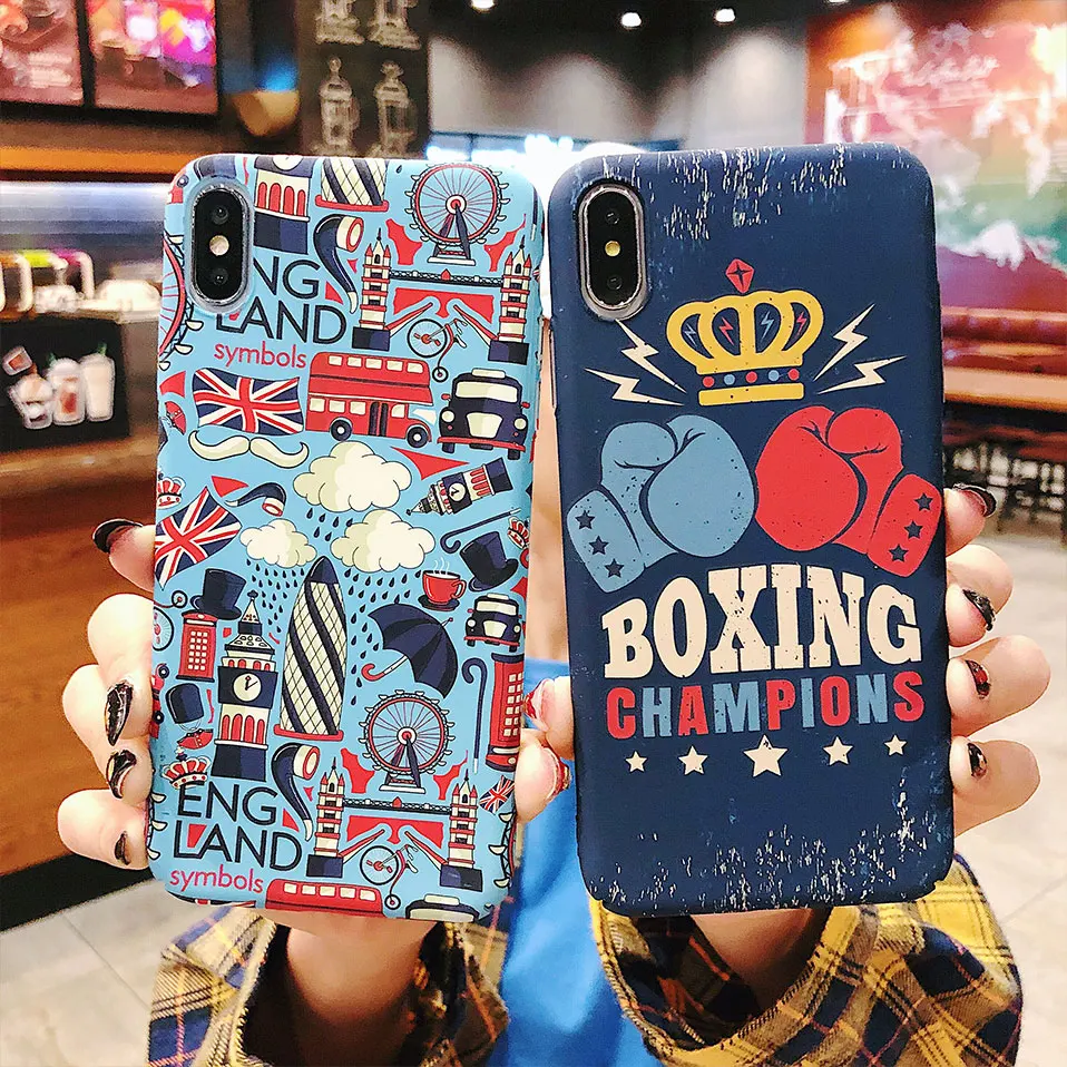 Корона перчатки сзади чехол для iPhone 6 6S 7 8 плюс Чехол X XS XR MAX Капа принципиально
