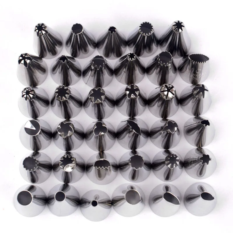 35 шт./компл. Кондитерские наконечники из нержавеющей стали инструменты для