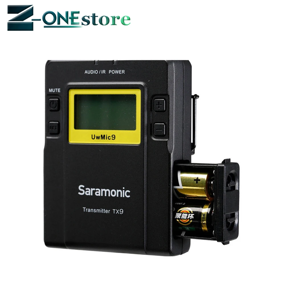Saramonic UWMIC9 вещания UHF камера беспроводной петличный микрофон системы передатчики и приемники для DSLR камеры и видеокамеры