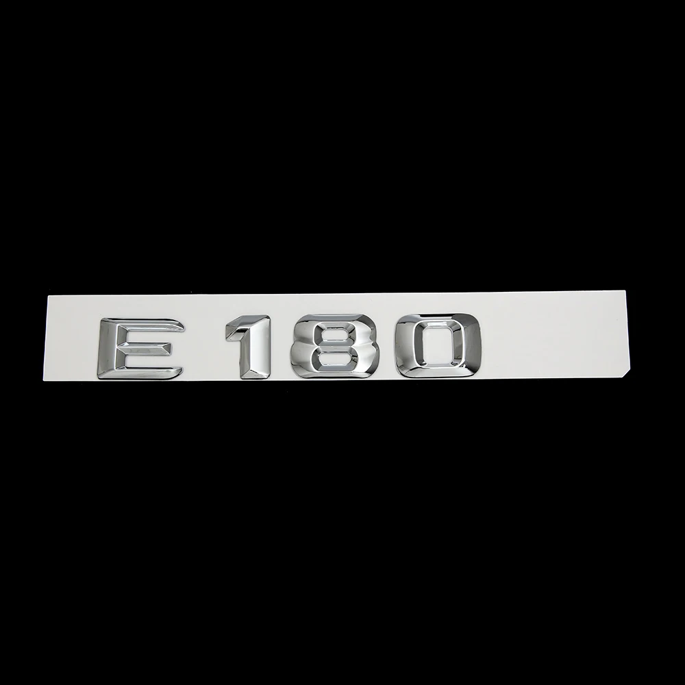 Для Mercedes Benz E Class E180 E200 E240 E250 E320 E350 хром числа буквы наклейка на багажник значок Стикеры