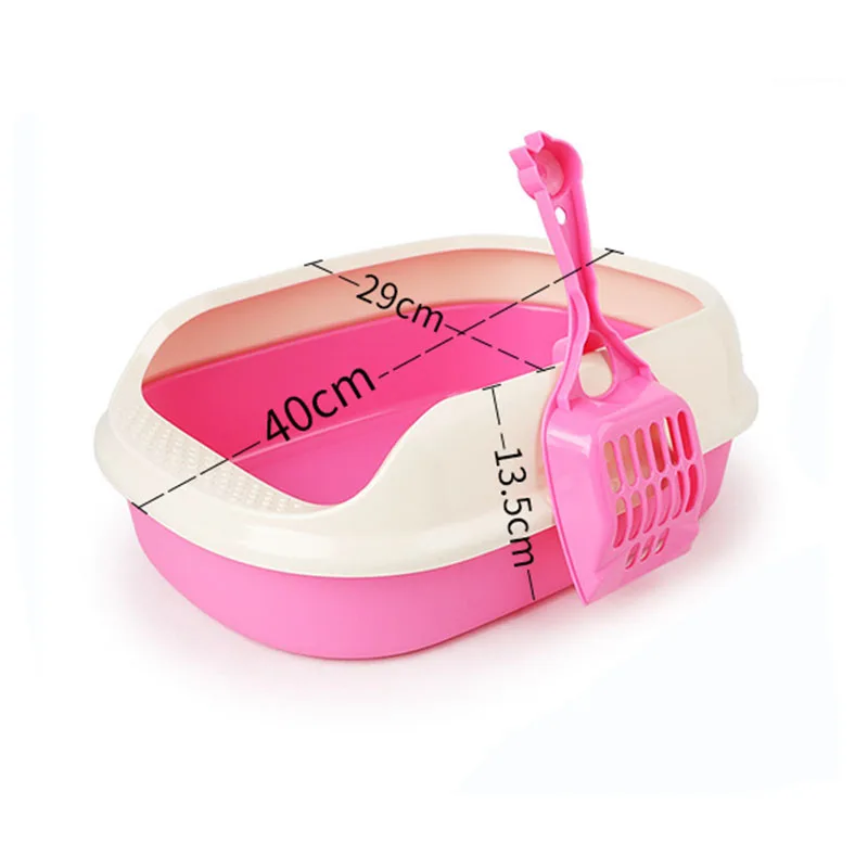 Новый кошачий ящик для мусора анти-падающий и анти-ломающийся пластиковый