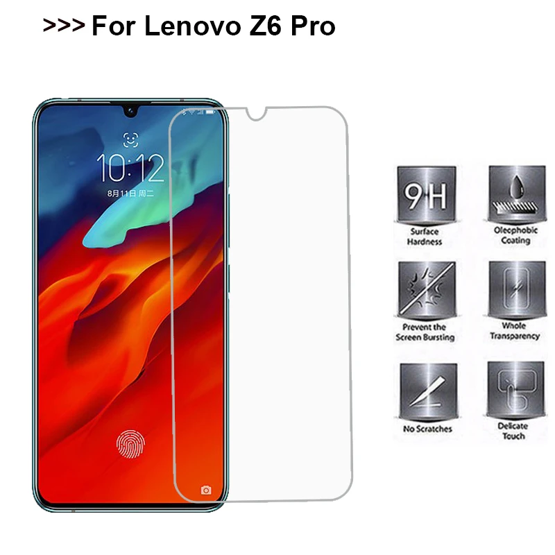 Закаленное стекло 9H для Lenovo Z6 Pro 8 ГБ Защитная пленка экрана | Мобильные телефоны и