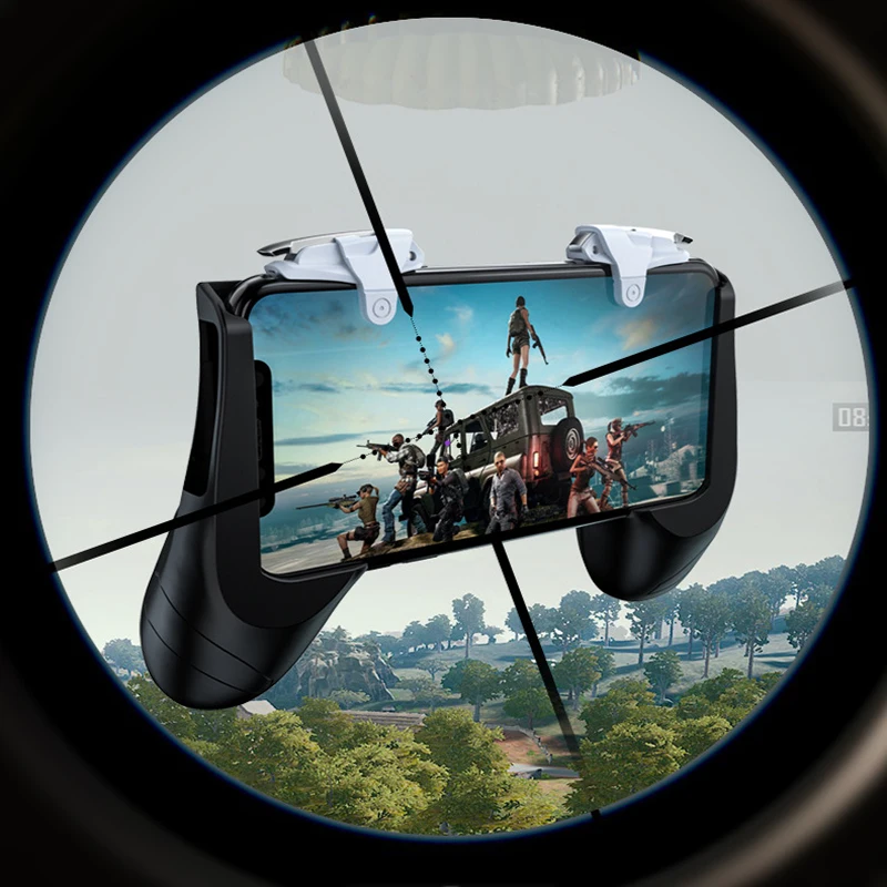 Новейший мобильный игровой контроллер PUBG триггер клавиатуры Кнопка прицеливания L1R1 шутер джойстик для iPhone Android телефон геймпад аксессуары