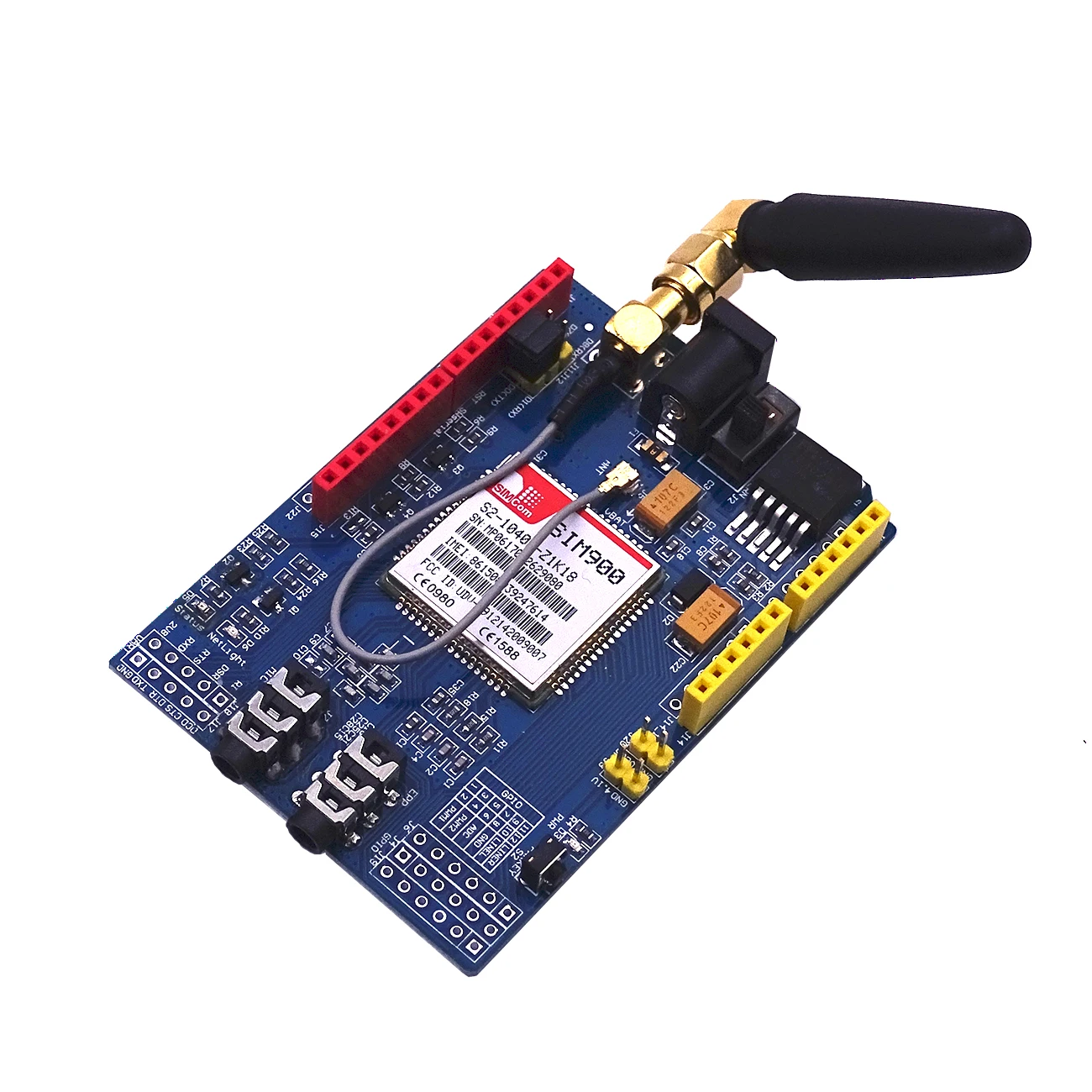 Модуль для arduino sim900 850/900/1800/1900 mhz gprs / gsm макетная плата|module 2|module outputmodule rfid |