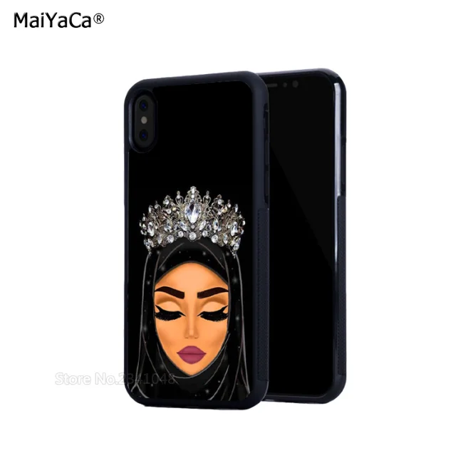 MaiYaCa мусульманская Девушка Мягкий силиконовый чехол для телефона s для iphone 11 pro max 5S se 6 6s plus 7 7plus 8 8plus XS чехол для max XR - Цвет: B5825 4