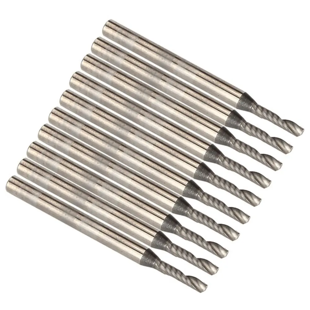 2x8 мм Резка карбида с одной канавкой резец ЧПУ набор инструментов для концевой