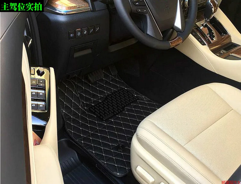 3D Роскошные Slush багажник коврики для ног коврик для Toyota Alphard 2003- левый и правый руль 7/8 сиденья
