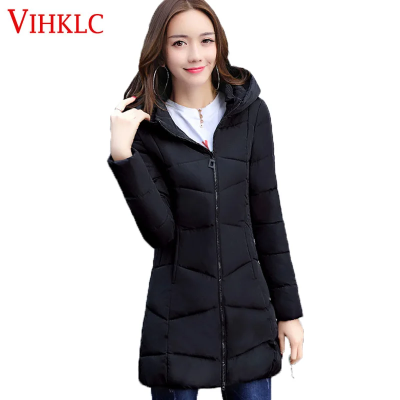 Женская хлопковая куртка новинка 2017 Зимняя коллекция брендовая Мода био пух
