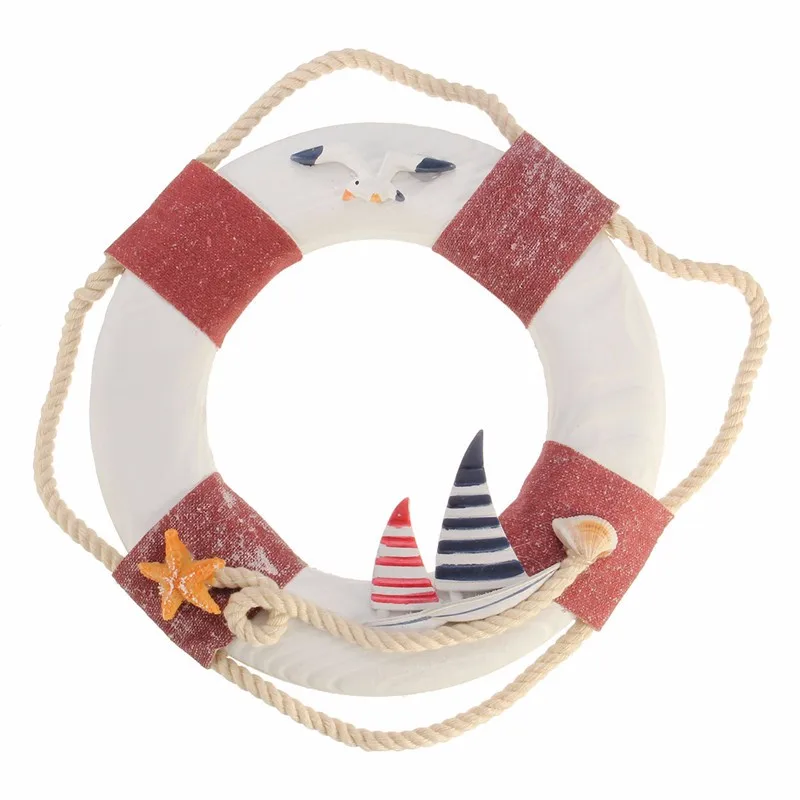 Модное кольцо в форме морского океана спасательный Буй с парусным судном