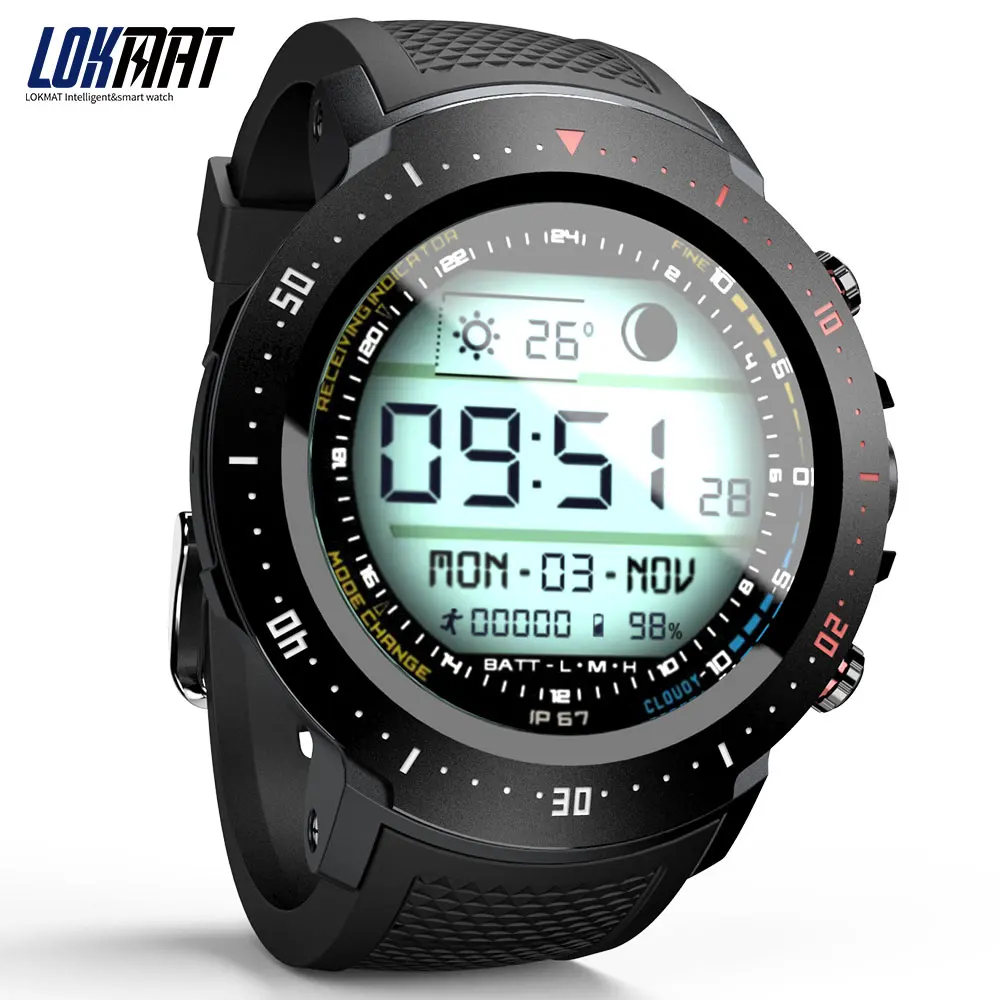 LOKMAT LK04 4G LTE умные часы для мужчин телефон smartwatch gps часы Nano SIM WiFi BT4.0 IP67 Водонепроницаемый сердечный ритм для Android iOS Новинка