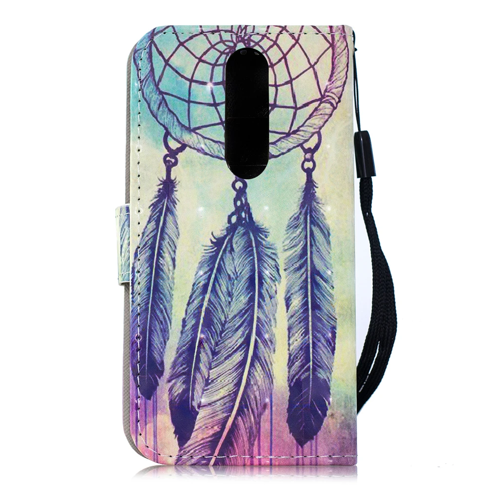 Чехол для Nokia X6 6 1 Plus с 3D рисунком флип-чехол X5 7 чехол из искусственной кожи
