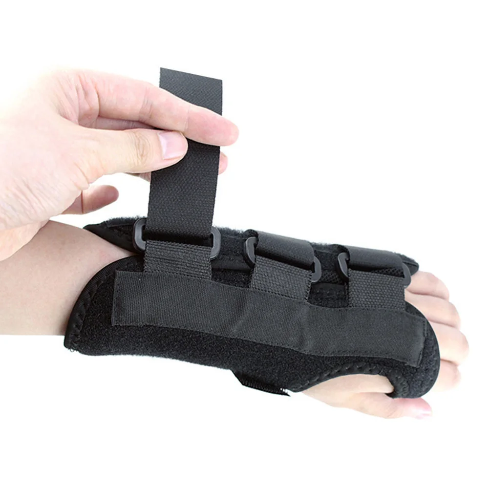 

Hot 1pcs Steel Plate Wristband Sprain Forearm Splint Band Breathable Durable Adjustable Belt DO2